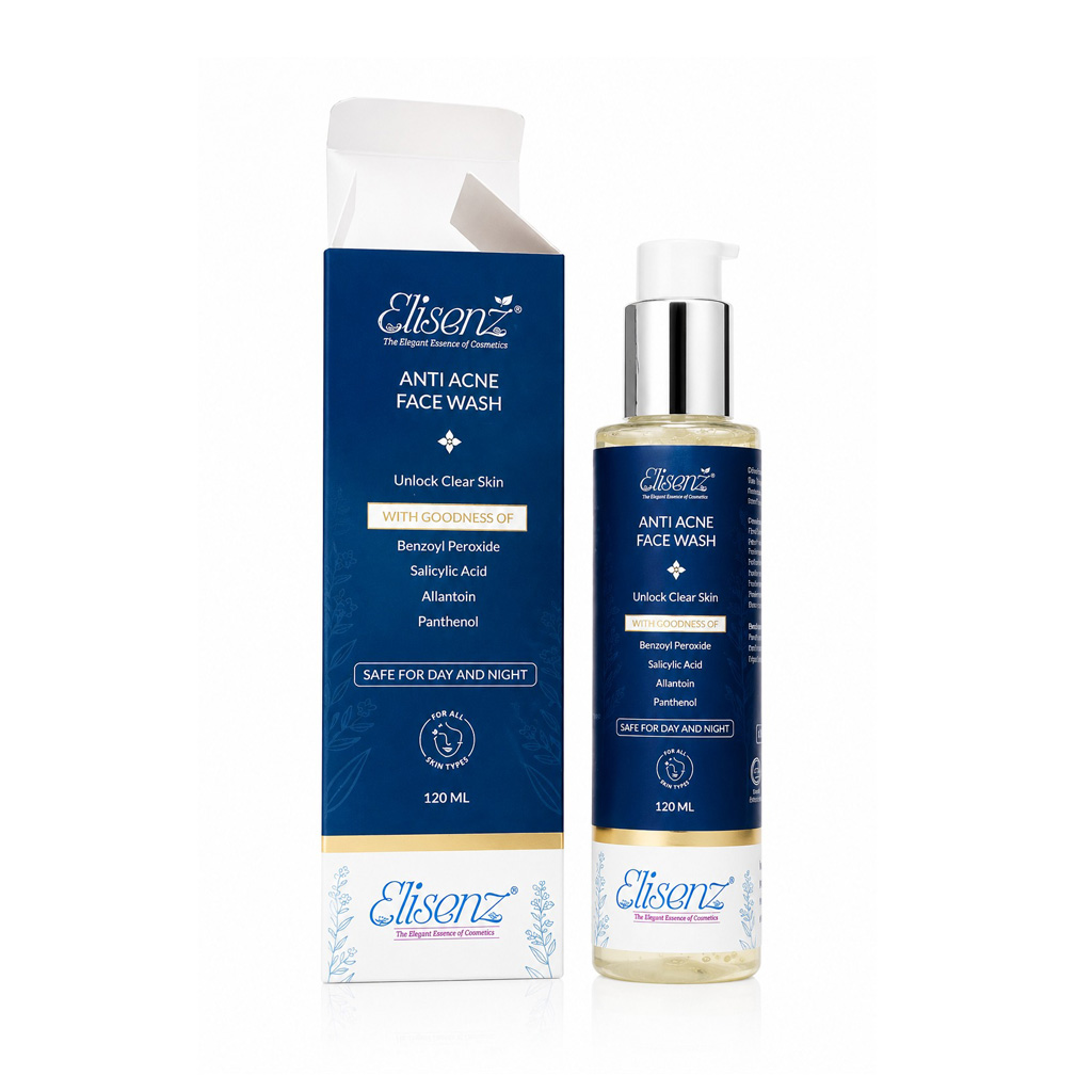 Elisenz Anti Acne Face Wash bottle